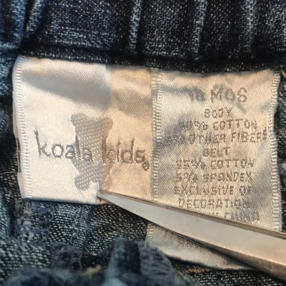 Koala Kids Denim Shorts with Stars Size 18 Months - Picture 5 of 6